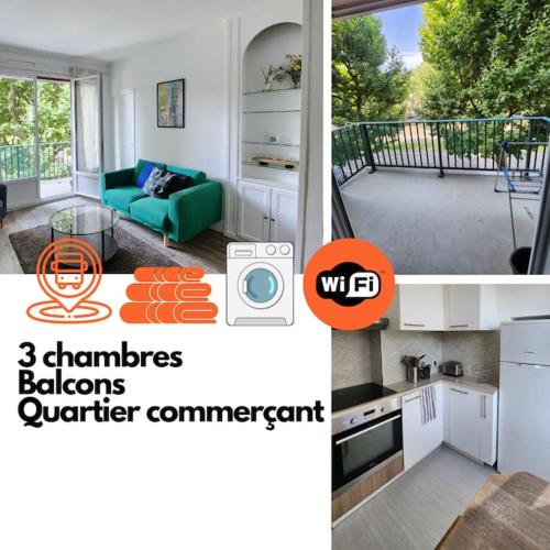 Clemenceau - 3 chambres