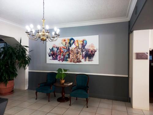 大堂, 日落鄉村莊園酒店 (Sundown Country Estate) in 勒斯滕堡