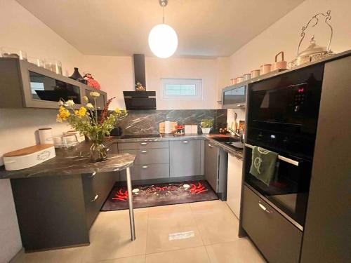 Cocina, Exquisite-Suite für Comfort & Gemütlichkeit Parkplatz ,Terrasse, WLAN (Exquisite-Suite fur Comfort & Gemutlichkeit Parkplatz ,Terrasse, WLAN) in Niedernhausen