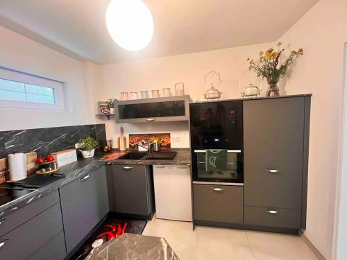 Cocina, Exquisite-Suite für Comfort & Gemütlichkeit Parkplatz ,Terrasse, WLAN (Exquisite-Suite fur Comfort & Gemutlichkeit Parkplatz ,Terrasse, WLAN) in Niedernhausen