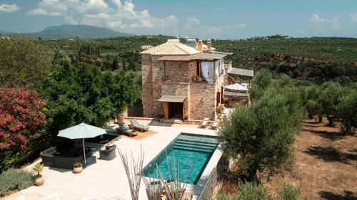 Peroulia Stone Villa Koroni - Grece, Peloponnese in Koroni Town Center