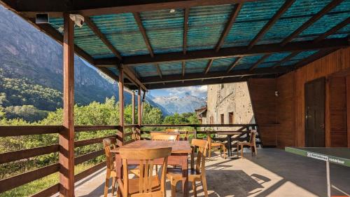 Balkons/terase, Gîte Loubet (Gite Loubet) in Saint Firmin