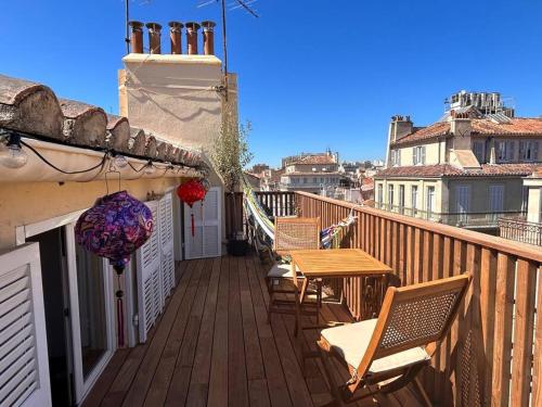 Rooftop terrasse - Location saisonnière - Marseille