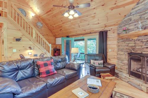 Charming Morganton Cabin with Hot Tub and Game Room!