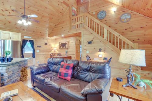 Charming Morganton Cabin with Hot Tub and Game Room!