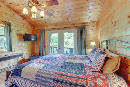 Charming Morganton Cabin with Hot Tub and Game Room!