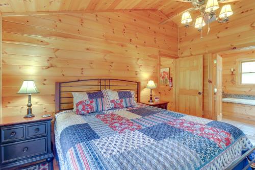 Charming Morganton Cabin with Hot Tub and Game Room!