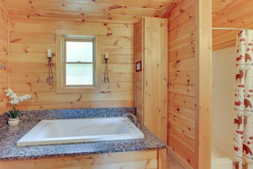 Charming Morganton Cabin with Hot Tub and Game Room!