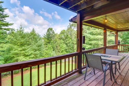 Charming Morganton Cabin with Hot Tub and Game Room!