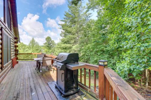 Charming Morganton Cabin with Hot Tub and Game Room!