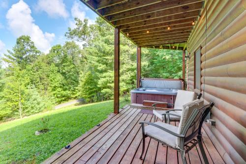 Charming Morganton Cabin with Hot Tub and Game Room!