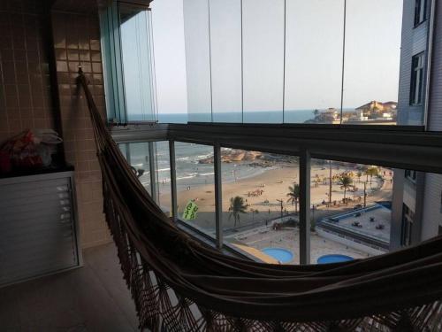 ระเบียง/ชานเรือน, Lindo Apartamento na Praia do Sonho in ชายหาดซอโย