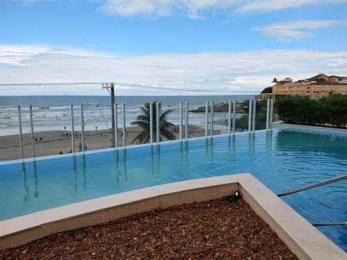 สระว่ายน้ำ, Lindo Apartamento na Praia do Sonho in ชายหาดซอโย