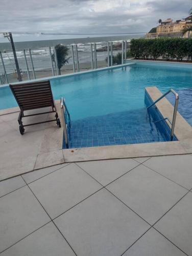 สระว่ายน้ำ, Lindo Apartamento na Praia do Sonho in ชายหาดซอโย