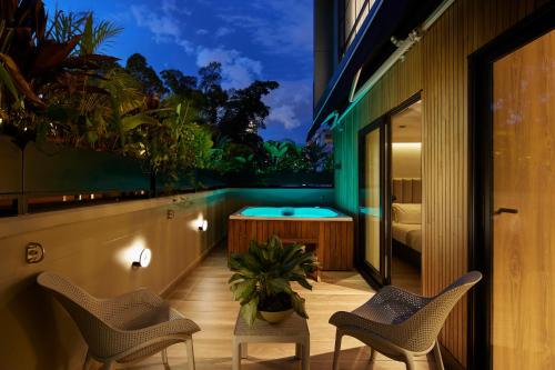 Uitzicht, Hotel Selis in Medellín