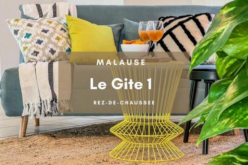 Le Gite 1 - Appartement T2 de 53m2, idéal pro ou couples, coeur de ville et proche GOLFECH