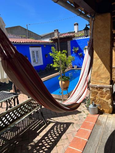 Peldbaseins, Casa Rural de La Vega in Zorita