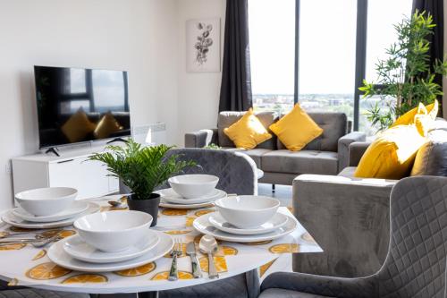 Contemporary 3 Bedrooms Apartment Manchester City, Manchester (fotografie 7)