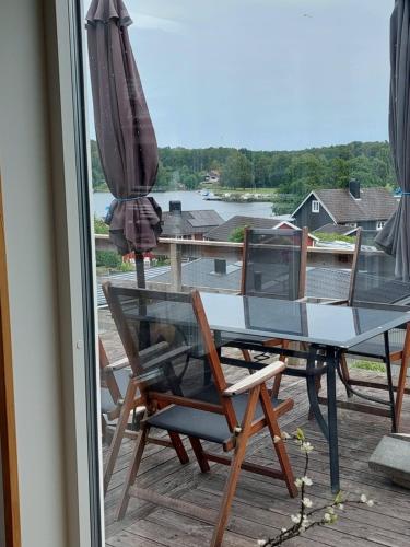 Balkons/terase, Villa med sjöutsikt (Villa med sjoutsikt) in Immeln