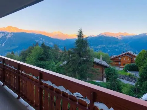 Appartement traversant secteur Violettes in Crans-Montana, Schweiz