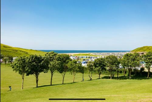 Static Caravan on the Jurassic coast at Freshwater Beach Holiday Park