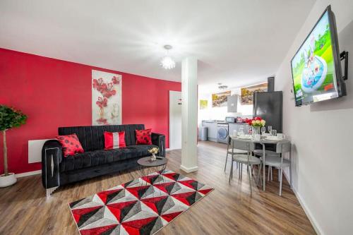 BF1 - Stylish Apartment with Free Parking in Batley