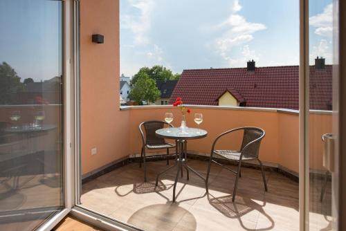 balcon/terasă, 2-Schlafzimmer Wohnung Klima Parken gratis in Lauingen (Donau)