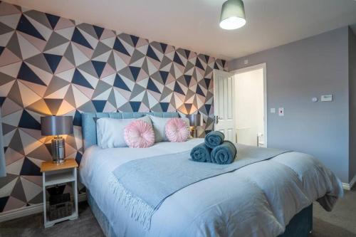Butterfly Gardens 2 bed apartment sleep upto 4 in Blackfordby