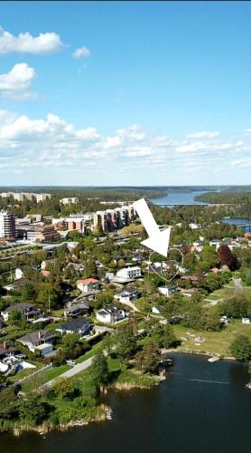 Kilátás, R apartment in Kungsängen (R apartment in Kungsangen) in Järfälla