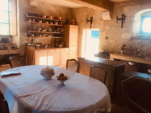 köök, Manoir de Pimelles-Bourgogne-Chablis-2h15 Paris in Tanlay