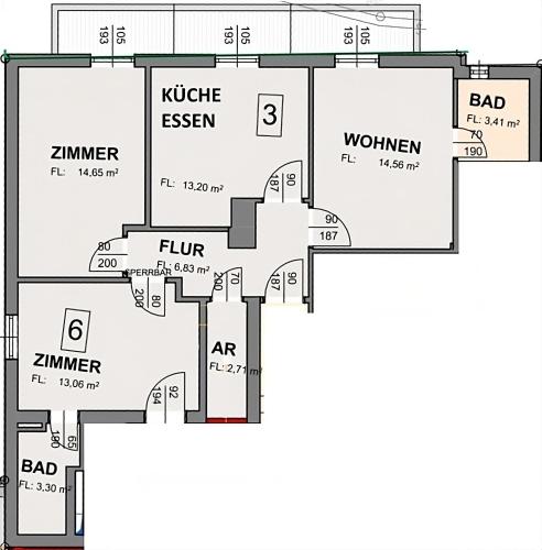 Two-Bedroom Apartment