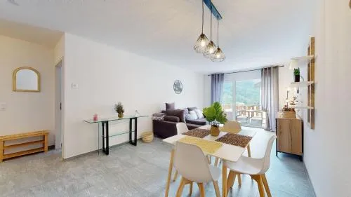 Apartment with sauna and mountain view in Leukerbad, Schweiz
