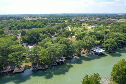 Luxury Riverfront Oasis with Boat Dock-Grill-Firepit! in New Braunfels, USA