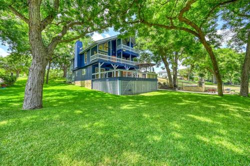 Luxury Riverfront Oasis with Boat Dock-Grill-Firepit! in New Braunfels, USA