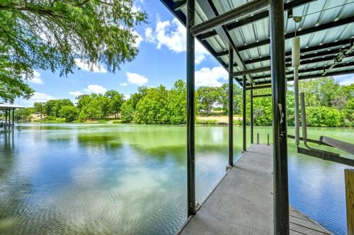 Luxury Riverfront Oasis with Boat Dock-Grill-Firepit! in New Braunfels, USA