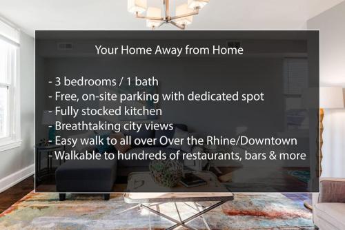Spacious Home Walk to Everything and FREE Parking in Cincinnati, USA
