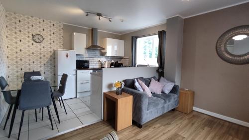 Kitchen, Modern 1-Bed Flat in Wigan in Wigan