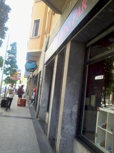 A szálláshely kívülről, Pension Gema in Irun