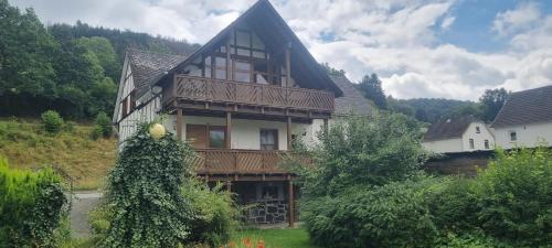 Exterior view, Ferienwohnung "Fernblick" Wolzhausen in Dautphe
