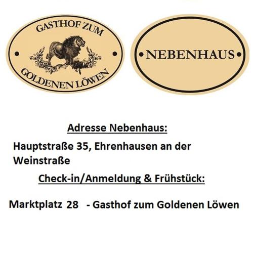  Gasthof zum Goldenen Löwen - Nebenhaus, Pension in Ehrenhausen