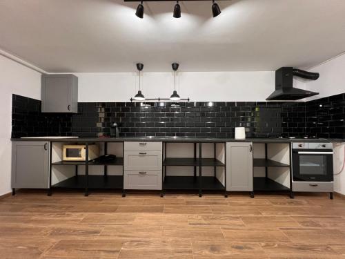 廚房, Casa Maria Sarata Monteoru in 布澤烏