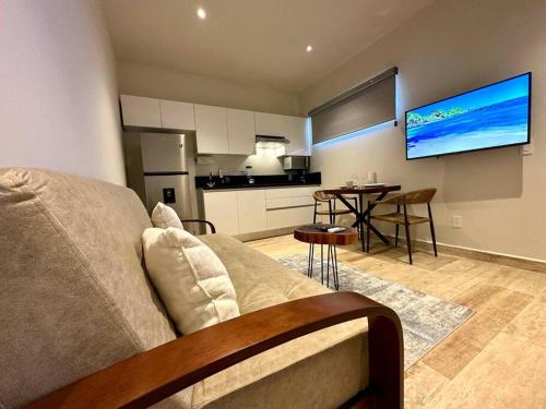 1BR Beautiful Condo -Rooftop Pool with Stunning View in Playa del Carmen, Mexico