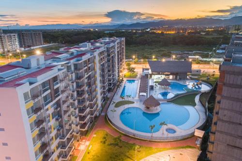 Swimming pool, Apartamento en Pena Azul "La Aldea" Ricaurte, Cundinamarca in Ricaurte