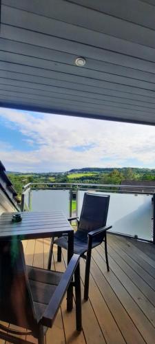 ระเบียง/ชานเรือน, Ferienwohnung Windhagen in วินฮาเกน