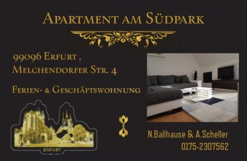 Apartment am Südpark Erfurt