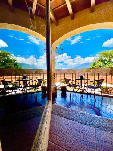 Rõdu/terrass, Casa Realeza Hotel in Antigua Guatemala