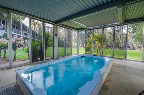 Garden, Cape Horn Vineyard Villa Echuca Riverfront & Pool in Lower Moira
