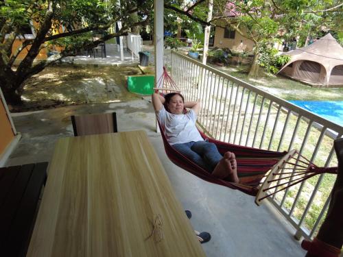 Balcony/terrace, Rasa Durio Eco Glampz in Rasa