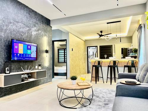 Klebang Melaka Private Pool 12pax-4BR-Sing K-Coway Klebang Melaka Private Pool 12pax-4BR-Sing K-Coway