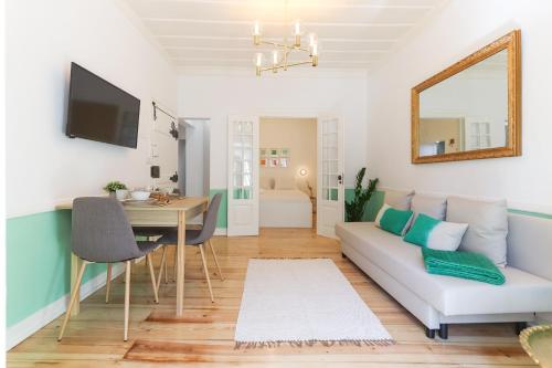 1 double bed, 1 sofa bed